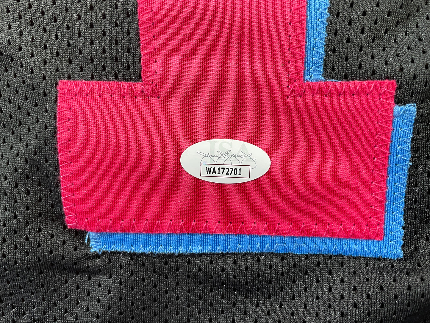 RICKY WILLIAMS VICE MIAMI DOLPHINS SIGNED JERSEY w/"Smoke Weed Everyday" JSA