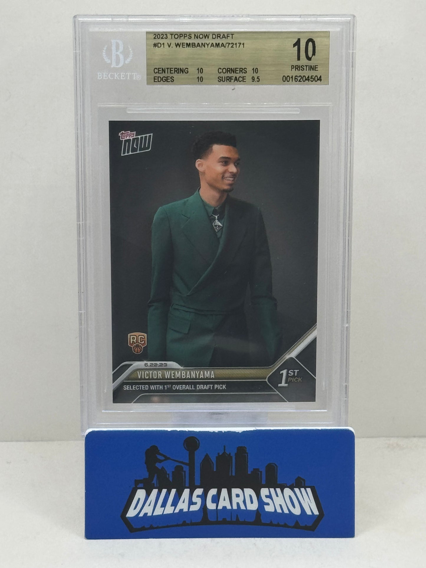 2023 Topps Now Draft Victor Wembanyama #D1 BGS 10