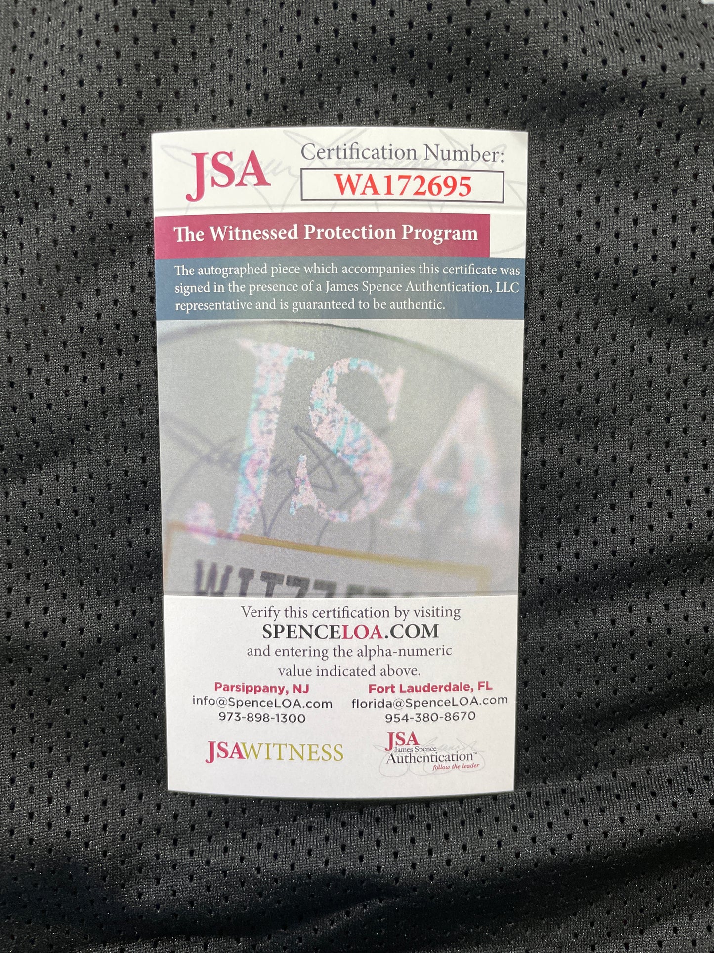 RICKY WILLIAMS NEW ORLEANS SIANTS SIGNED JERSEY w/"Smoke Weed Everyday" JSA