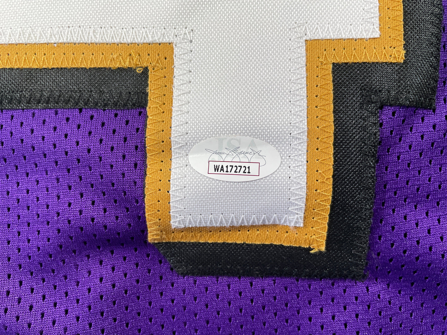 RICKY WILLIAMS BALTIMORE RAVENS SIGNED JERSEY TEXAS LONGHORNS JSA