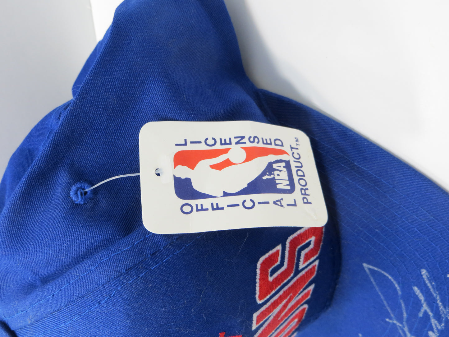 THEO RATLIFF SIGNED DETROIT PISTONS Starter HAT New w/TAGS JSA COA