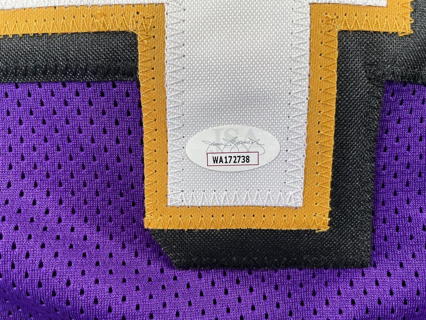 RICKY WILLIAMS BALTIMORE RAVENS SIGNED JERSEY TEXAS LONGHORNS JSA