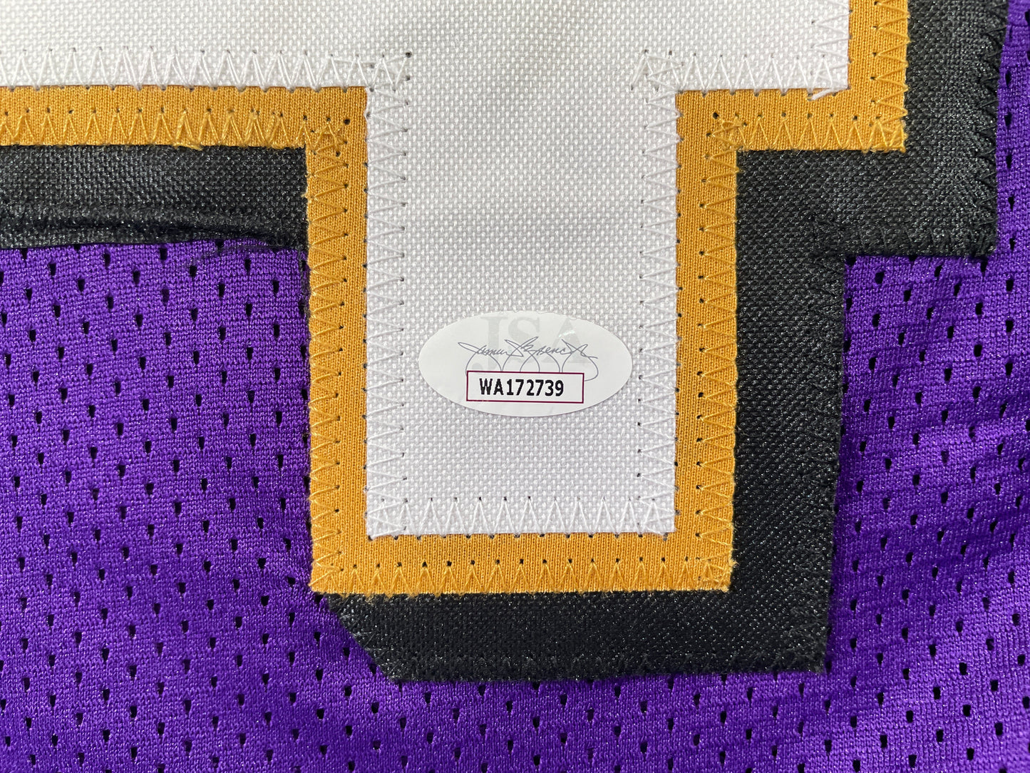 RICKY WILLIAMS BALTIMORE RAVENS SIGNED JERSEY TEXAS LONGHORNS JSA