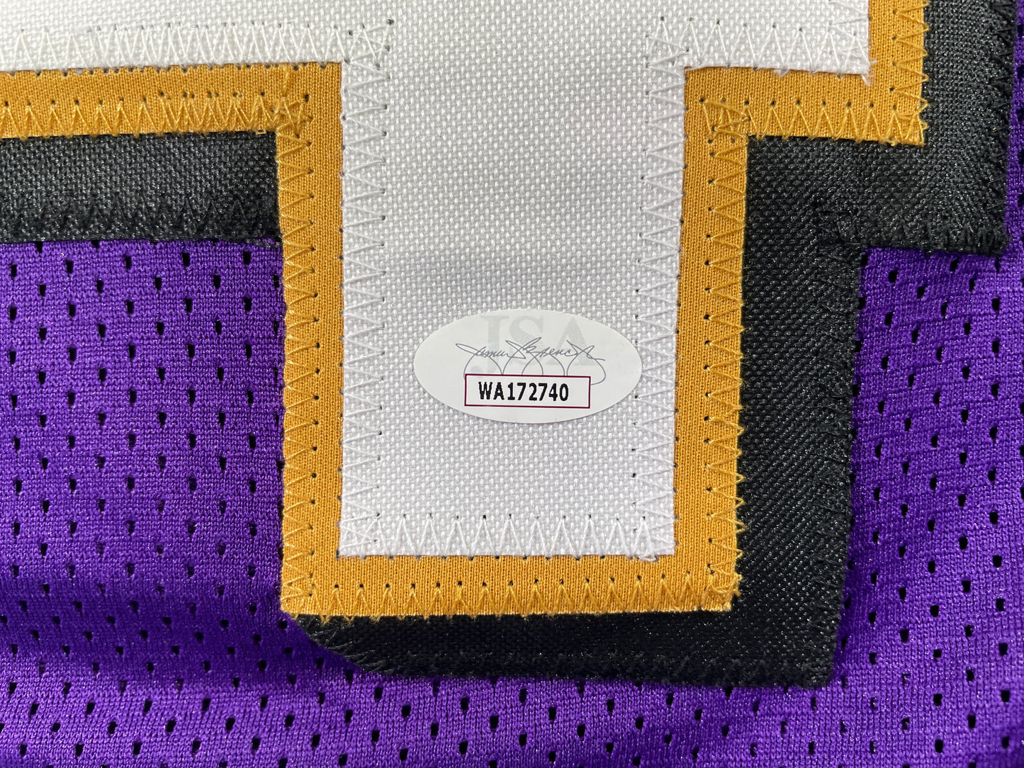 RICKY WILLIAMS BALTIMORE RAVENS SIGNED JERSEY TEXAS LONGHORNS JSA