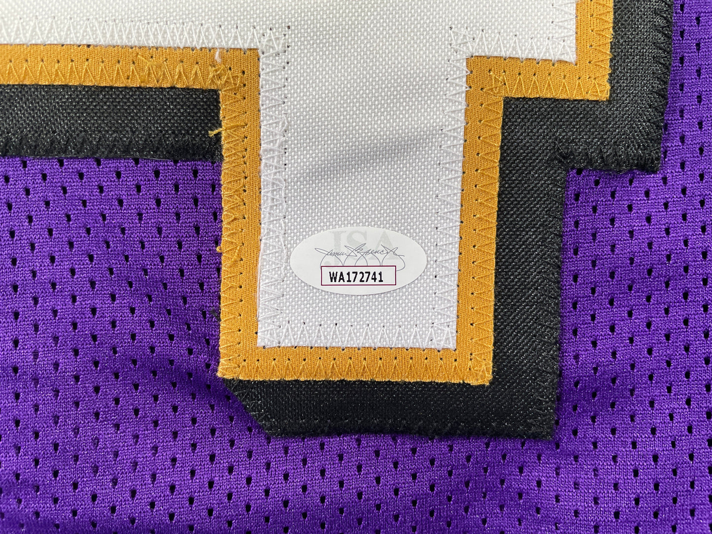 RICKY WILLIAMS BALTIMORE RAVENS SIGNED JERSEY TEXAS LONGHORNS JSA