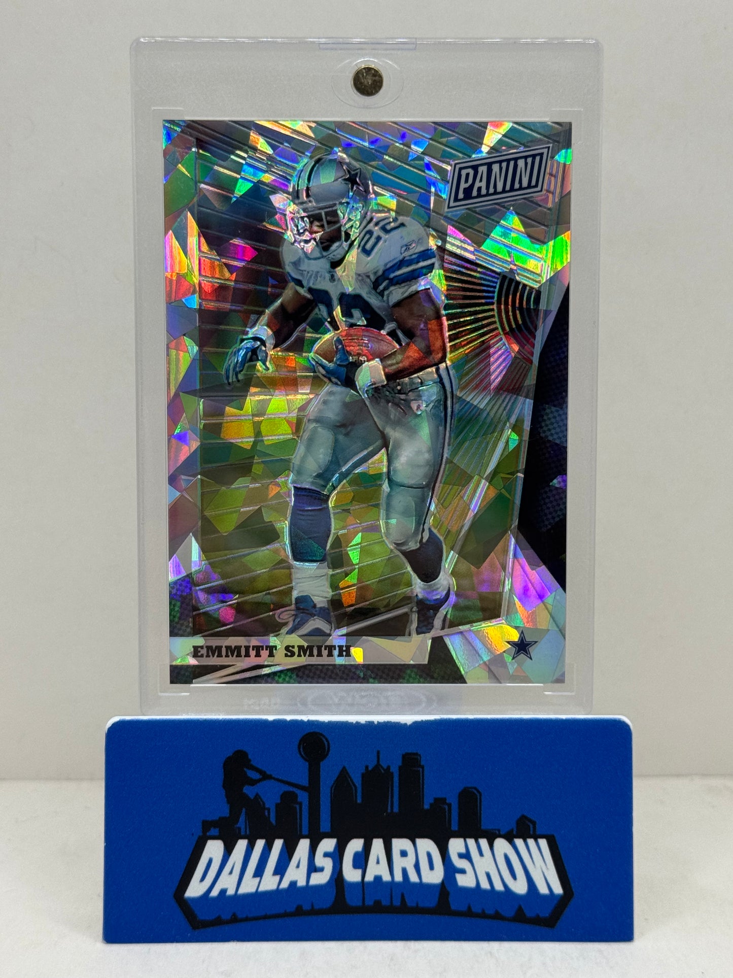 2018 Panini The National VIP #19 Emmitt Smith Cracked Ice /50