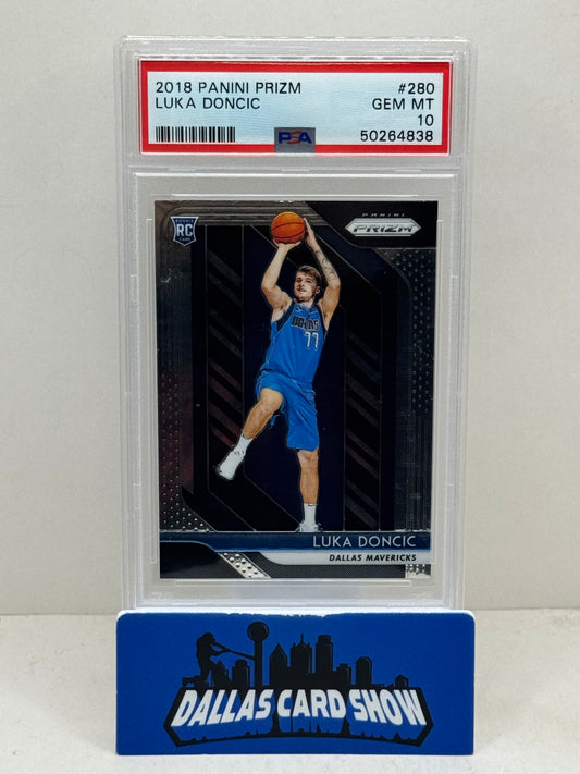2018 Panini Prizm #280 Luka Doncic Rookie RC PSA 10