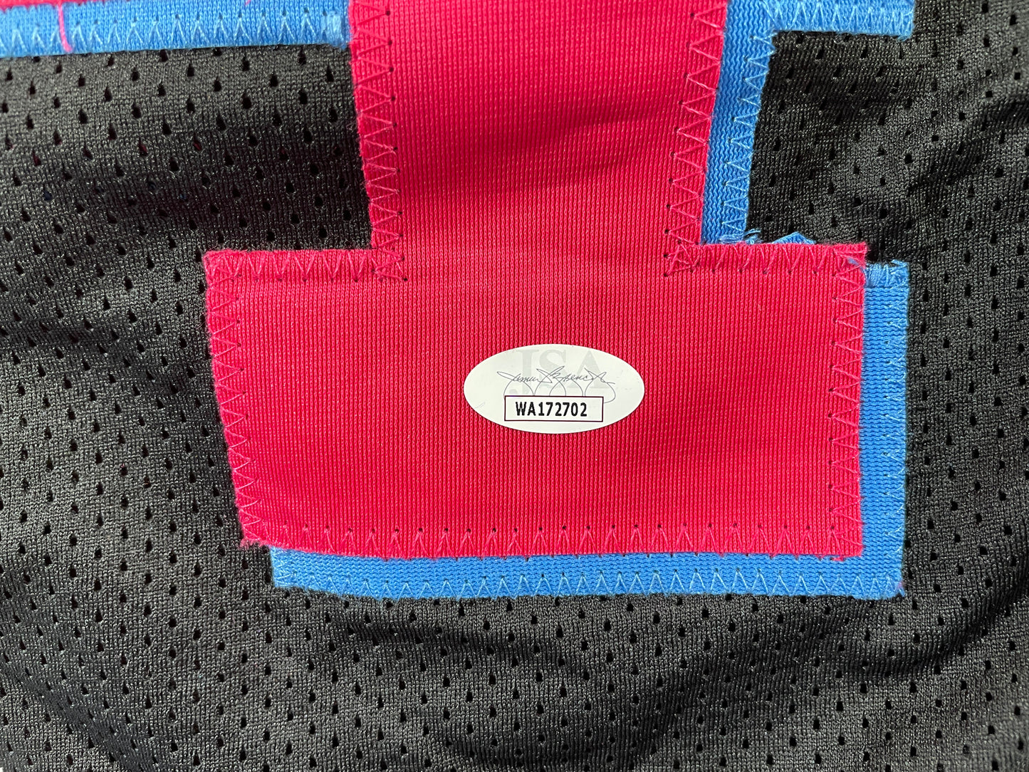 RICKY WILLIAMS VICE MIAMI DOLPHINS SIGNED JERSEY w/"Split Blunts Not Carries" JSA