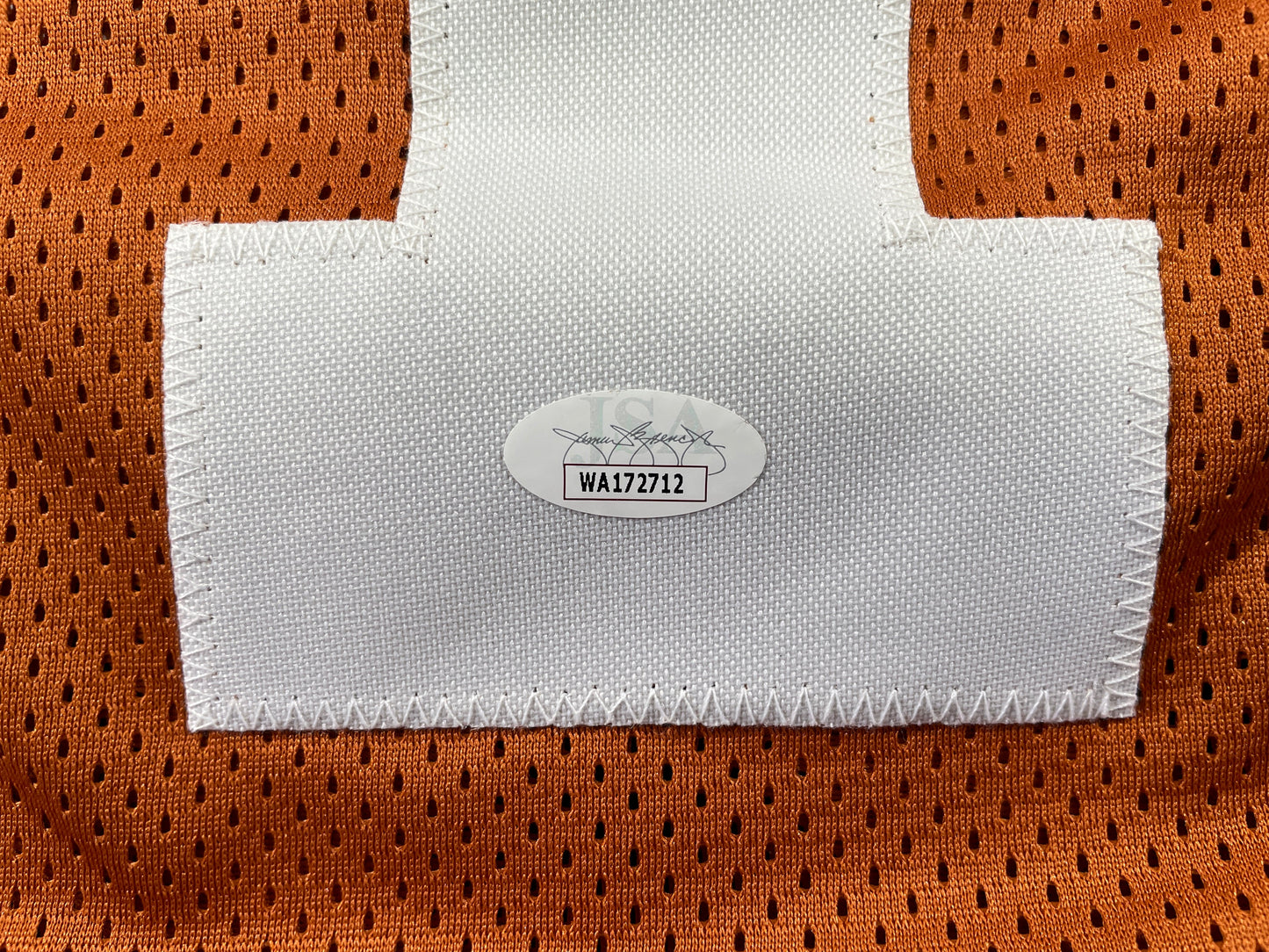 RICKY WILLIAMS TEXAS LONGHORNS SIGNED JERSEY w/"Hitting Holes & Smoking Bowls " JSA