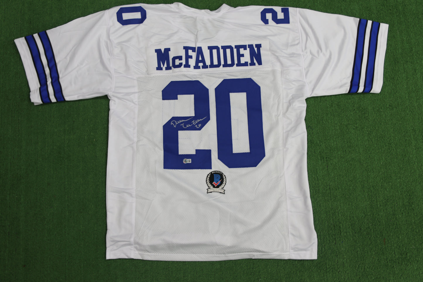 DARREN McFADDEN DALLAS COWBOYS SIGNED JERSEY Arkansas Razorbacks 3XL BAS