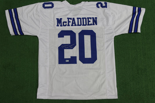 DARREN McFADDEN DALLAS COWBOYS SIGNED JERSEY Arkansas Razorbacks 3XL BAS