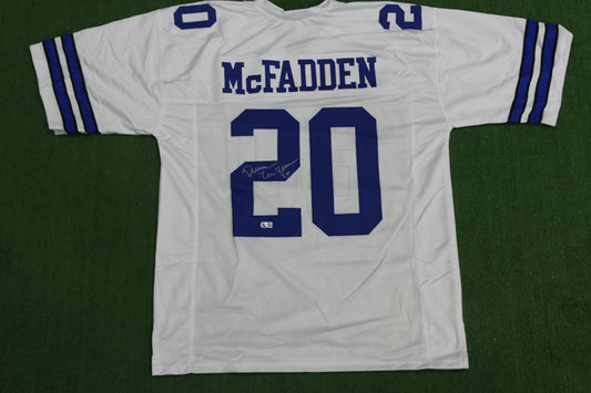 DARREN McFADDEN DALLAS COWBOYS SIGNED JERSEY Arkansas Razorbacks 3XL BAS