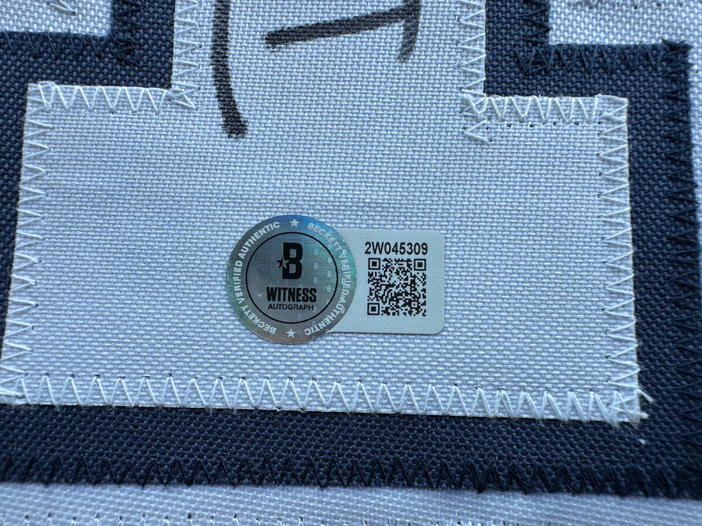 DEMARVION OVERSHOWN SIGNED BLUE JERSEY Dallas Cowboys BAS