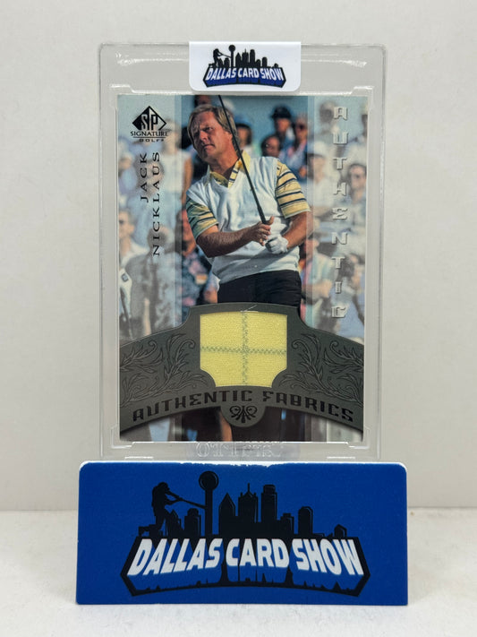 2005 Upper Deck SP Signature Golf Jack Nicklaus Authentic Fabrics Patch #AF-JN