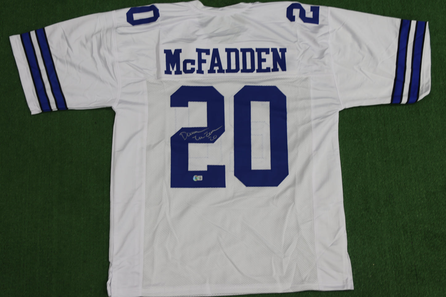 DARREN McFADDEN DALLAS COWBOYS SIGNED JERSEY Arkansas Razorbacks 3XL BAS