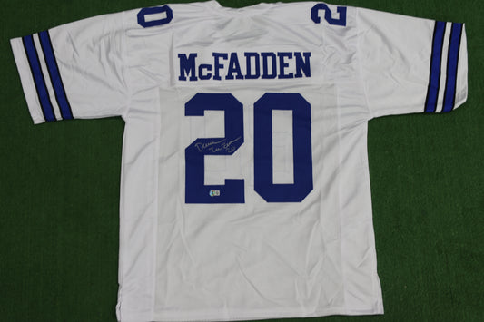 DARREN McFADDEN DALLAS COWBOYS SIGNED JERSEY Arkansas Razorbacks 3XL BAS