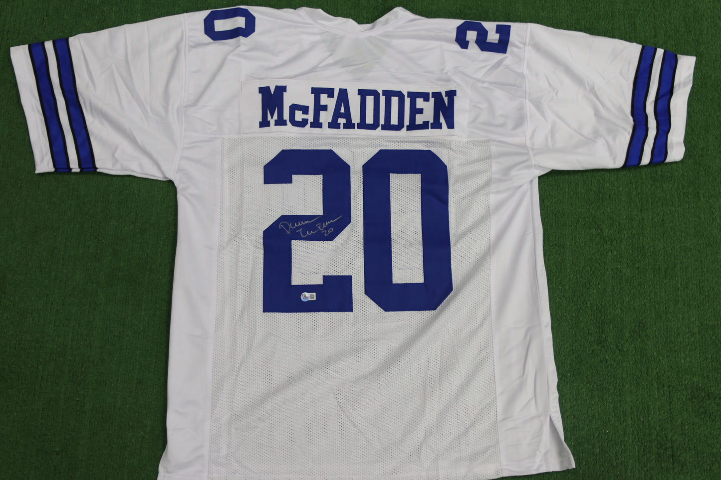 DARREN McFADDEN DALLAS COWBOYS SIGNED JERSEY Arkansas Razorbacks 3XL BAS