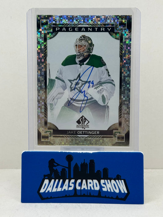 2024-25 SP Authentic Jake Oettinger Pageantry Autograph