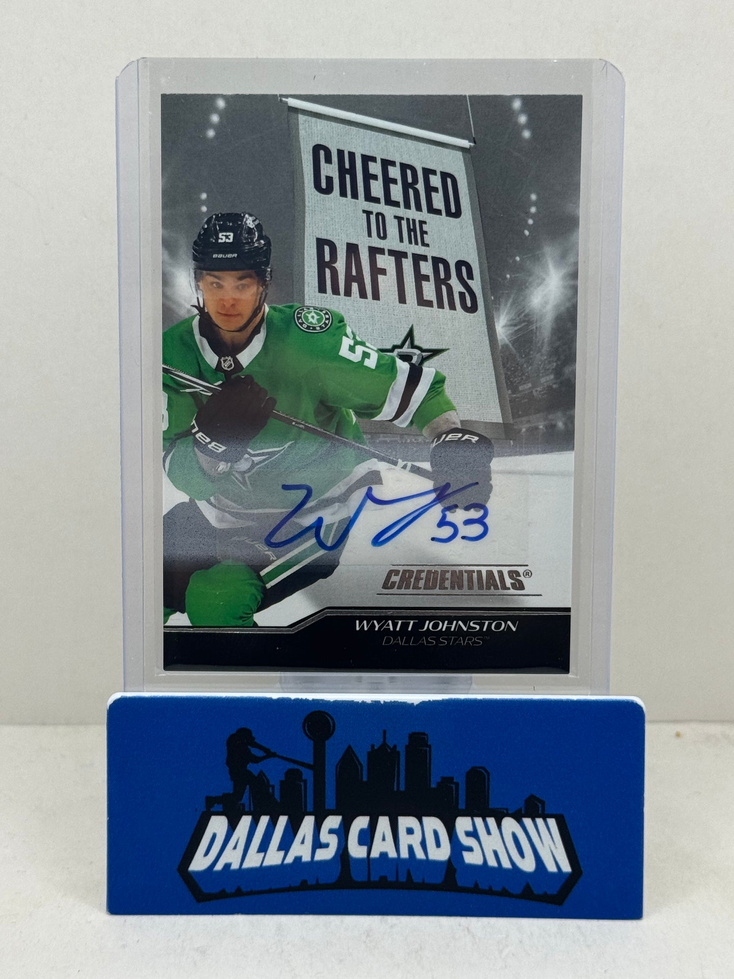 2024-25 Upper Deck #CR-WJ Wyatt Johnston Cheered To The Rafters Autograph