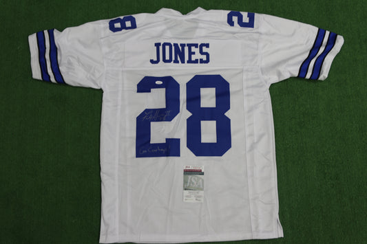 FELIX JONES DALLAS COWBOYS SIGNED JERSEY Razorbacks w/GoCowboys XL JSA