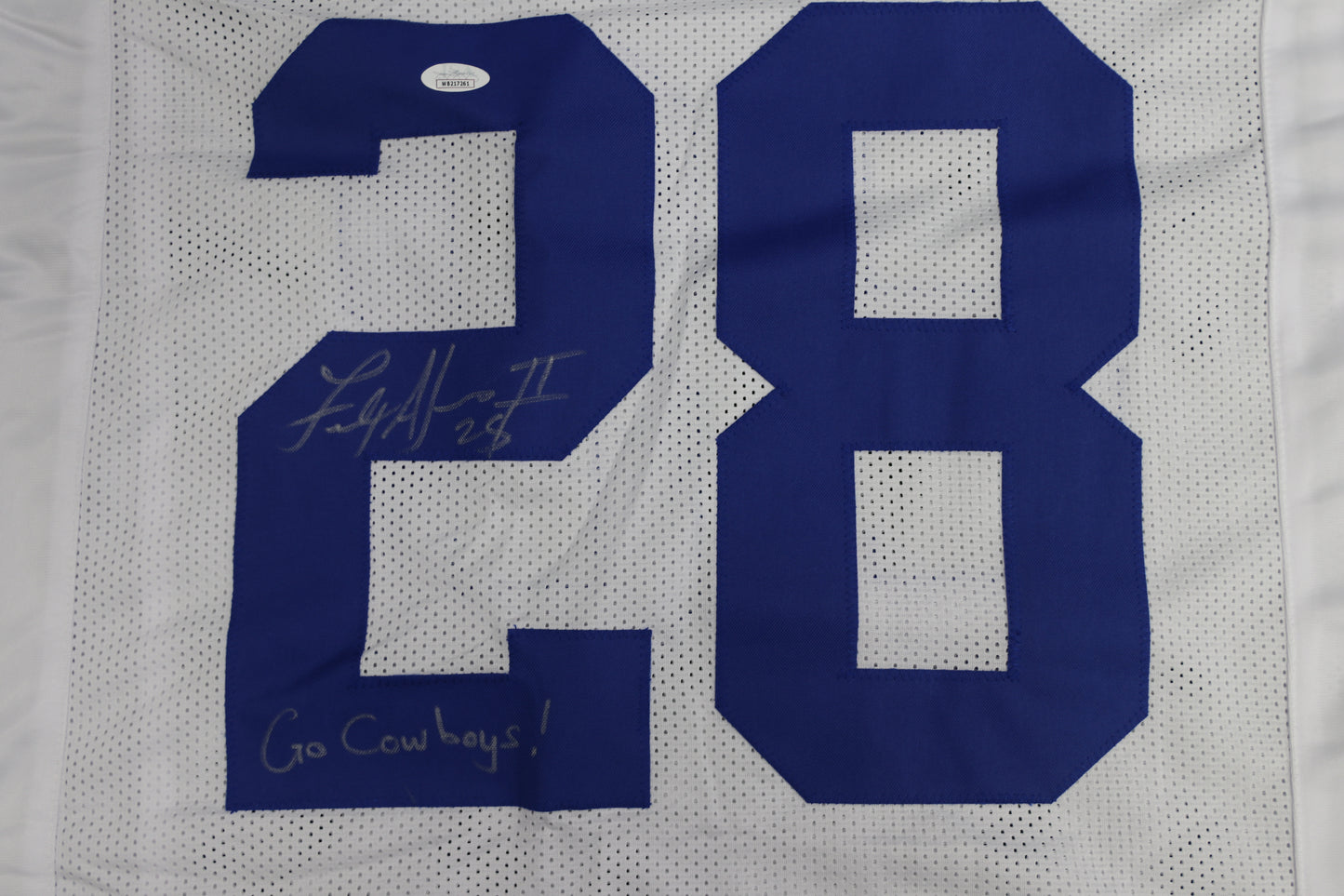 FELIX JONES DALLAS COWBOYS SIGNED JERSEY Razorbacks w/GoCowboys XL JSA