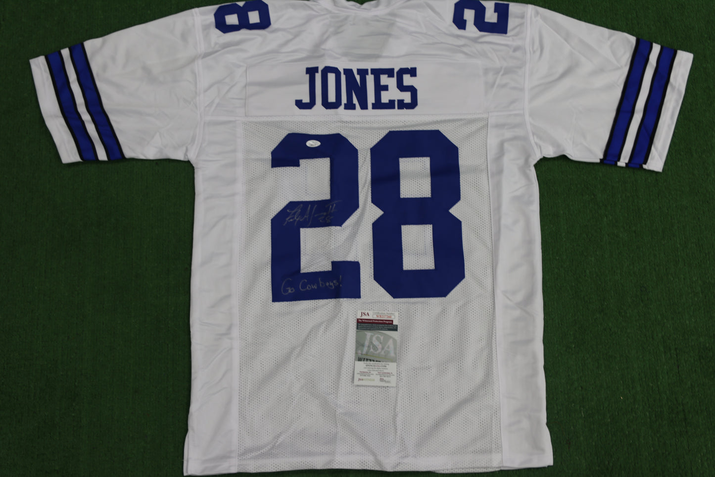 FELIX JONES DALLAS COWBOYS SIGNED JERSEY Razorbacks w/GoCowboys XL JSA