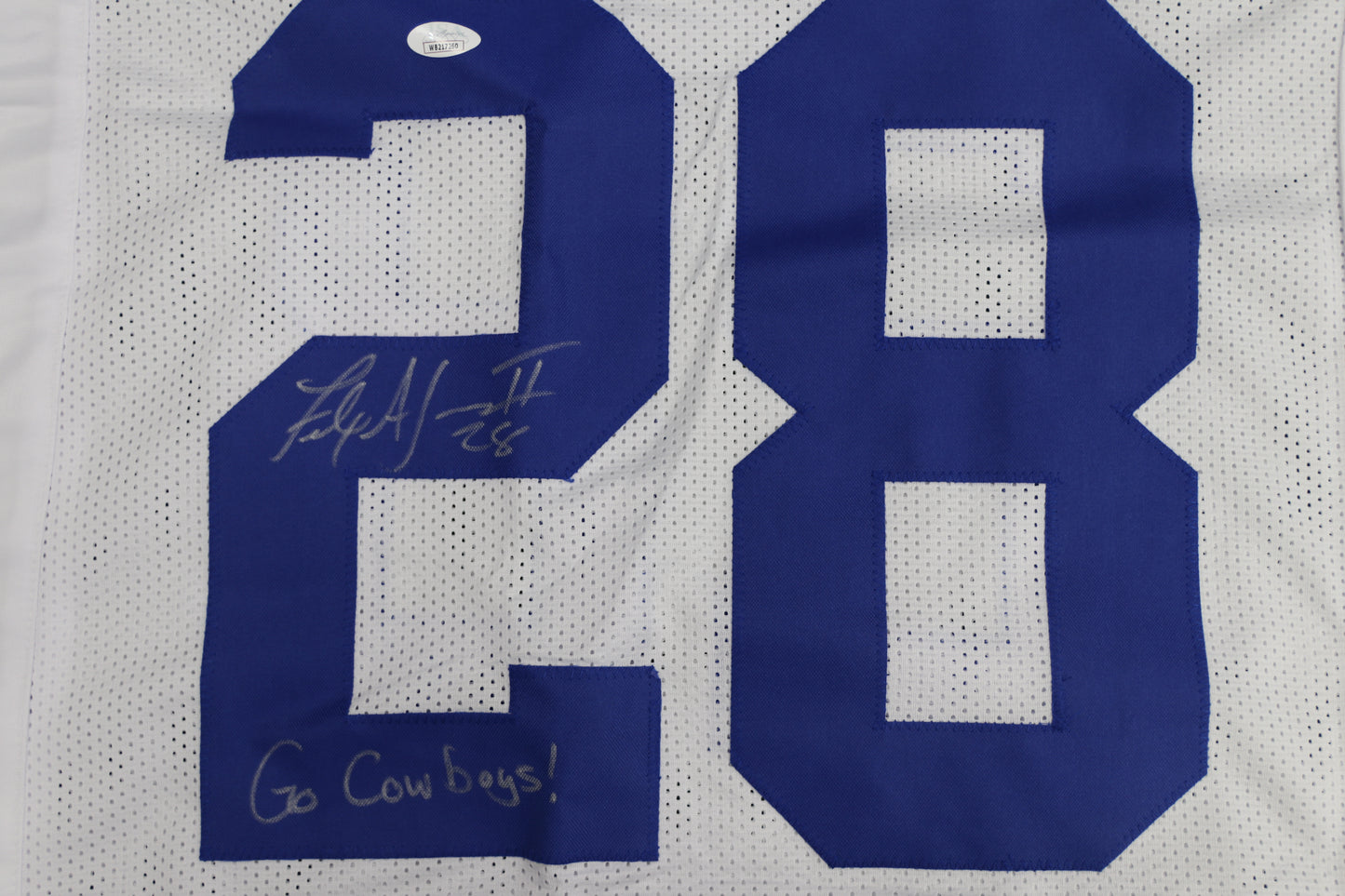 FELIX JONES DALLAS COWBOYS SIGNED JERSEY Razorbacks w/GoCowboys XL JSA