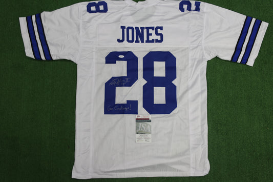 FELIX JONES DALLAS COWBOYS SIGNED JERSEY Razorbacks w/GoCowboys XL JSA