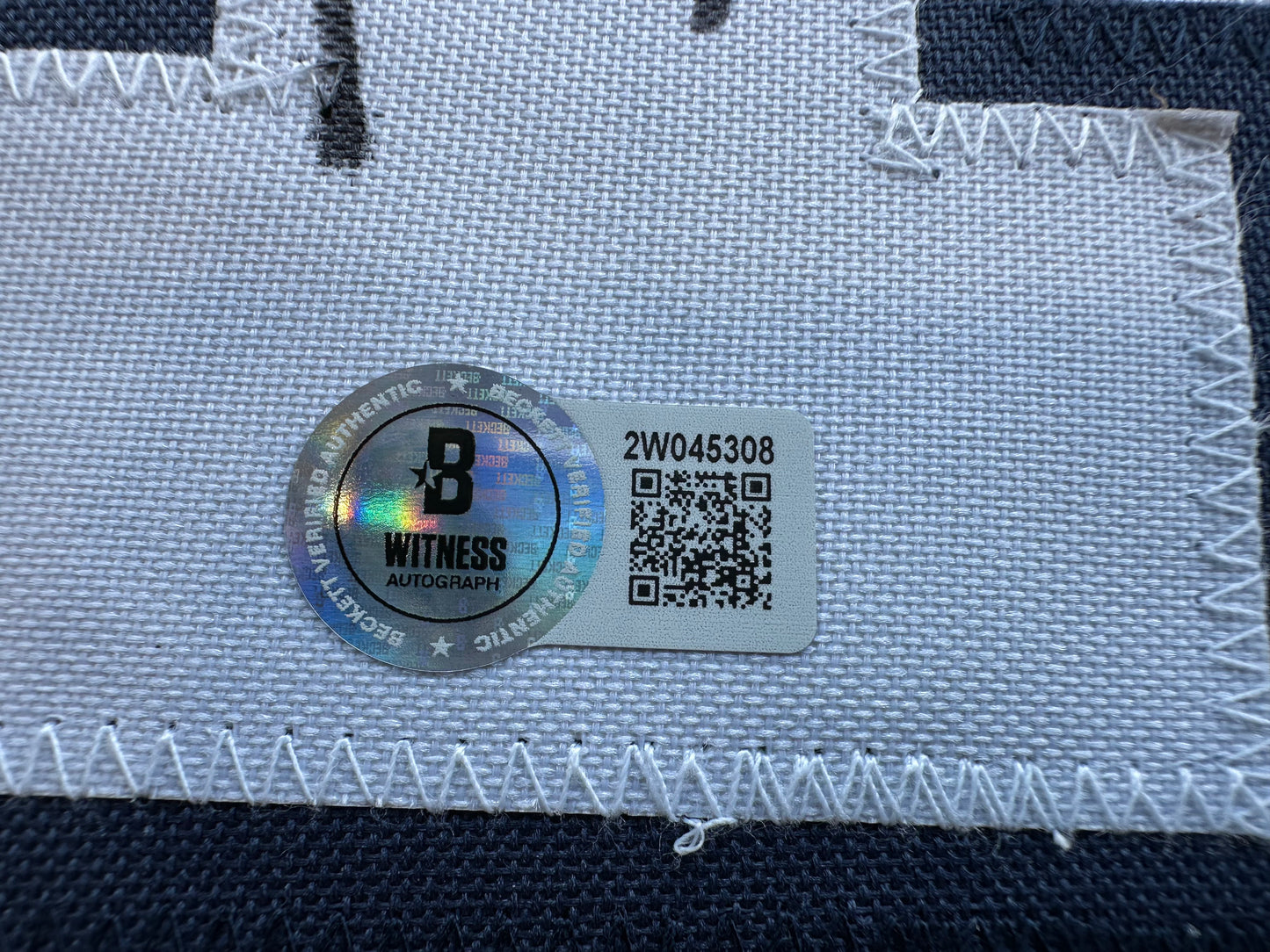 DEMARVION OVERSHOWN SIGNED BLUE JERSEY Dallas Cowboys BAS