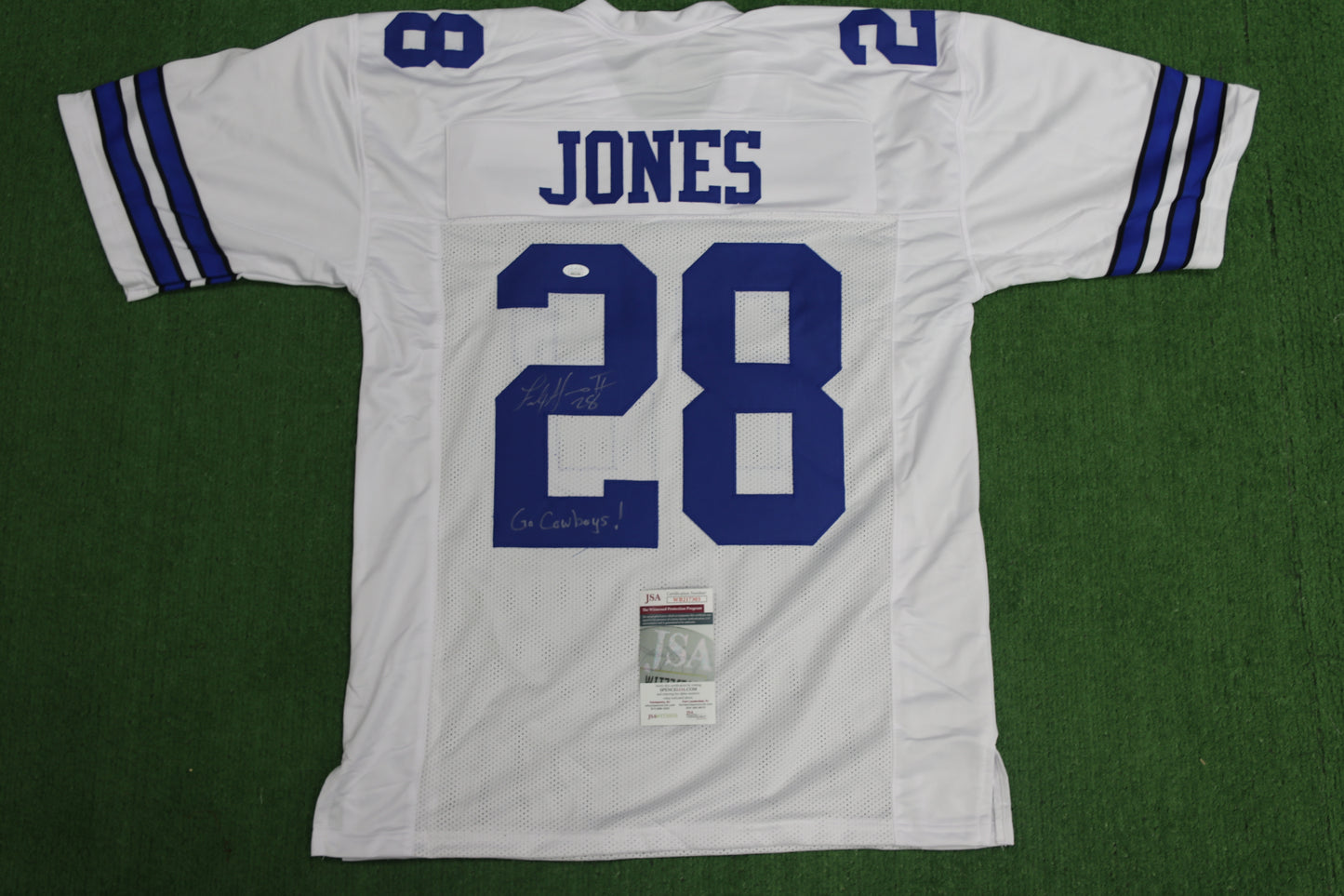 FELIX JONES DALLAS COWBOYS SIGNED JERSEY Razorbacks w/GoCowboys XL JSA