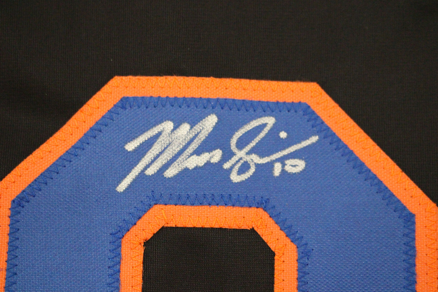 MARCUS SEMIEN NEW YORK NY METS SIGNED ALT BLACK JERSEY BAS COA