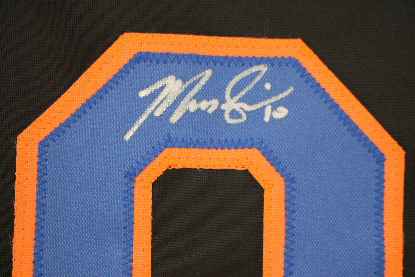 MARCUS SEMIEN NEW YORK NY METS SIGNED ALT BLACK JERSEY BAS COA