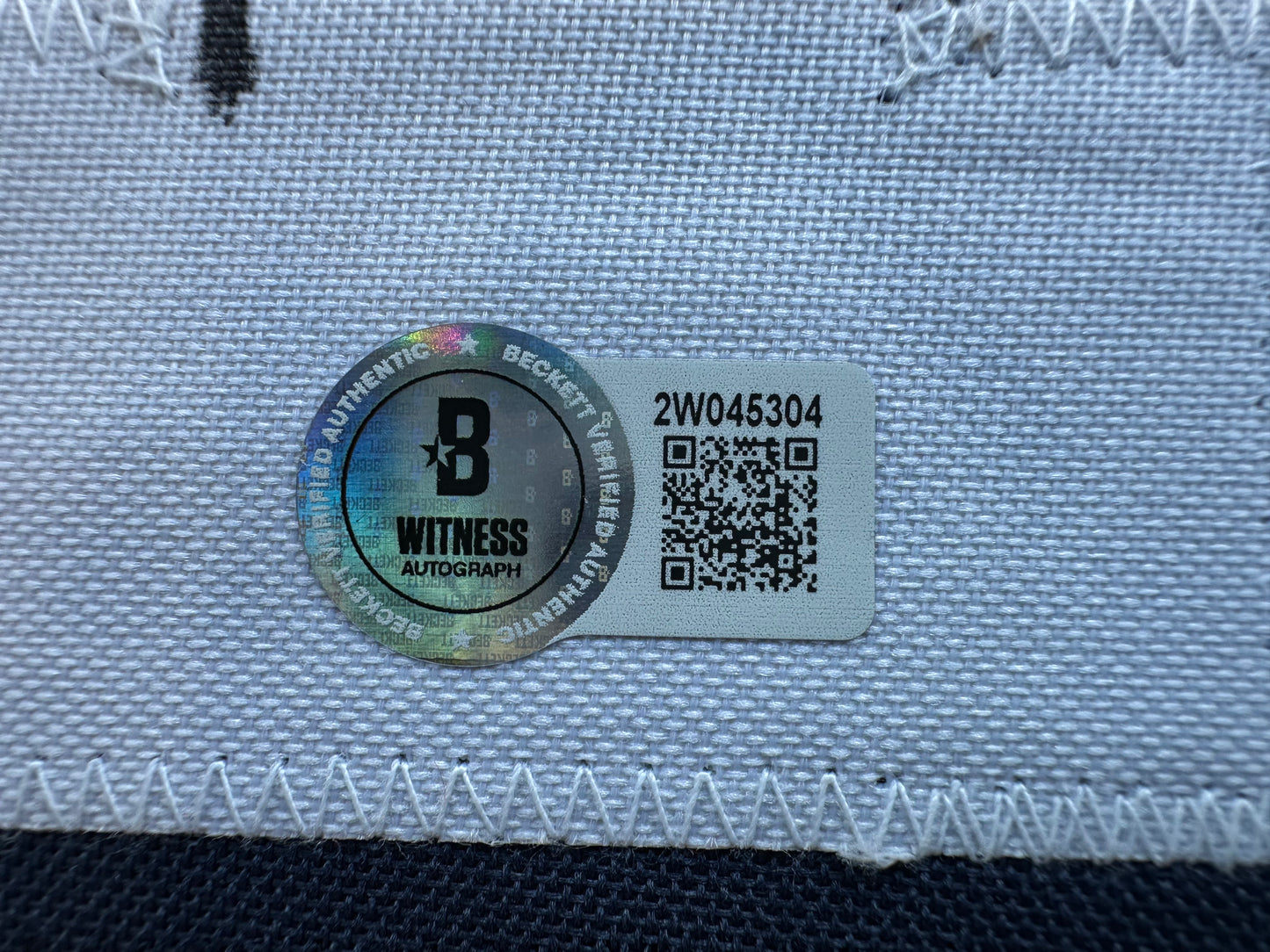 DEMARVION OVERSHOWN SIGNED BLUE JERSEY Dallas Cowboys BAS