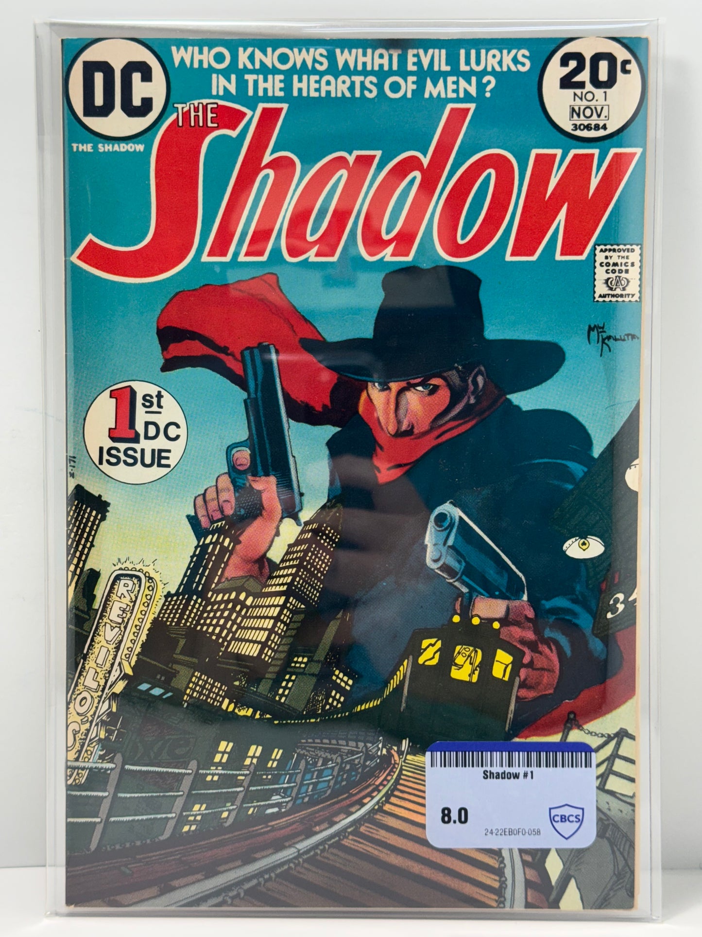 The SHADOW #1 first issue Bronze Age DC 1968 MIKE KALUTA CBCS Comic Review 8.0