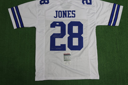 FELIX JONES DALLAS COWBOYS SIGNED JERSEY Razorbacks w/GoCowboys XL JSA