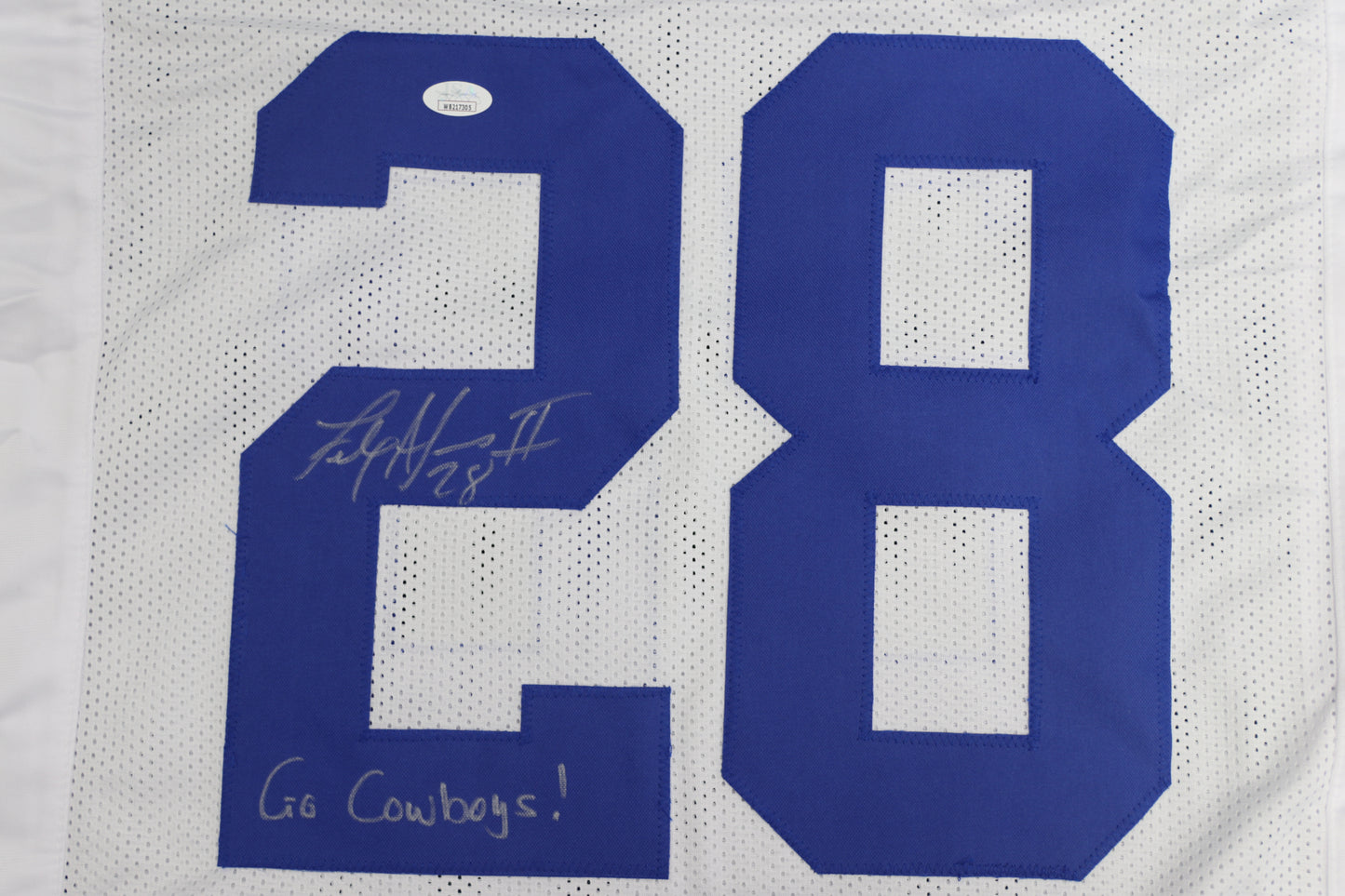 FELIX JONES DALLAS COWBOYS SIGNED JERSEY Razorbacks w/GoCowboys XL JSA