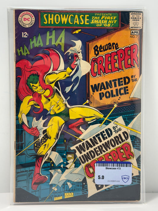 SHOWCASE 73 1968 1st Creeper/Origin Steve Ditko Cover/Art KEY DC CBCS Comic Review 5.0