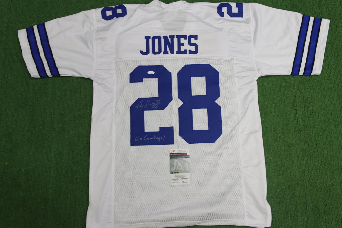 FELIX JONES DALLAS COWBOYS SIGNED JERSEY Razorbacks w/GoCowboys XL JSA