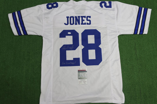 FELIX JONES DALLAS COWBOYS SIGNED JERSEY Razorbacks w/GoCowboys XL JSA