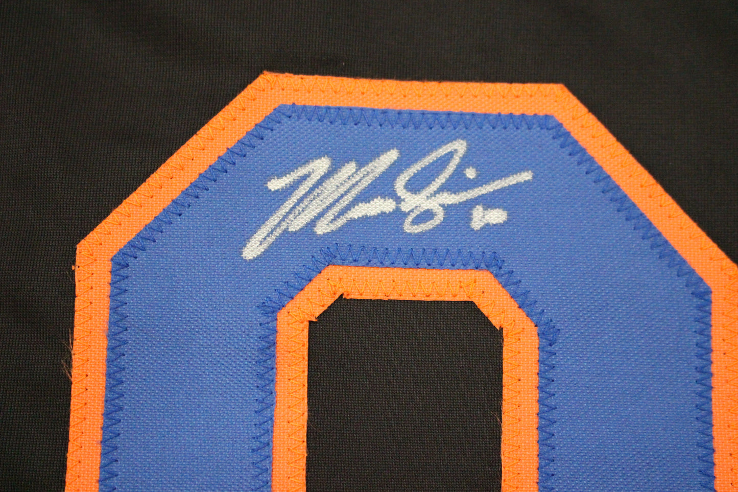 MARCUS SEMIEN NEW YORK NY METS SIGNED ALT BLACK JERSEY BAS COA