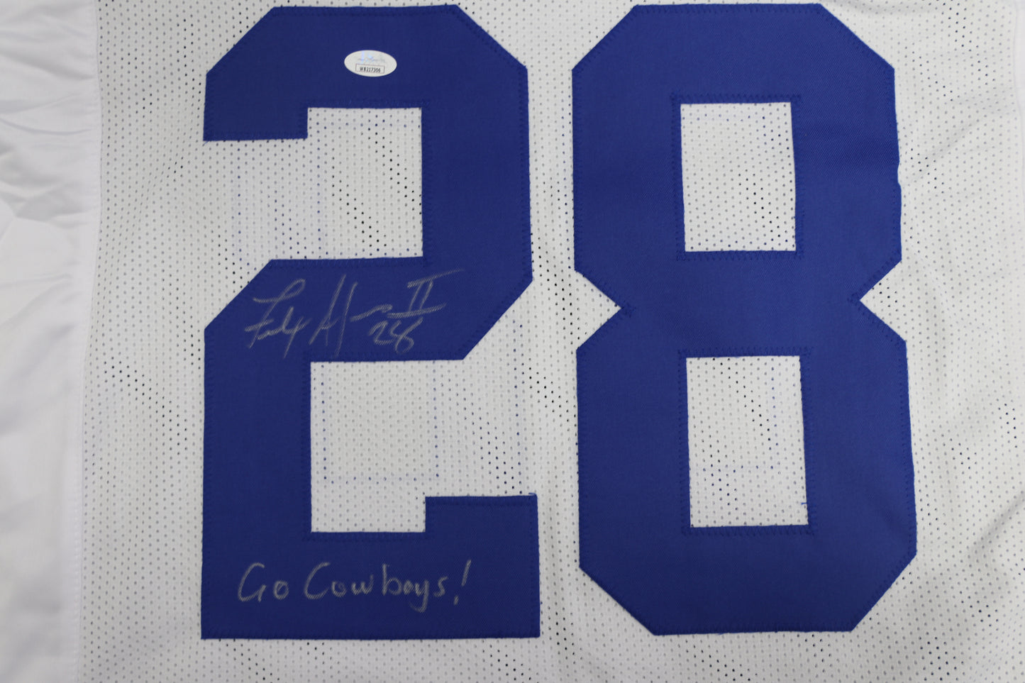 FELIX JONES DALLAS COWBOYS SIGNED JERSEY Razorbacks w/GoCowboys XL JSA