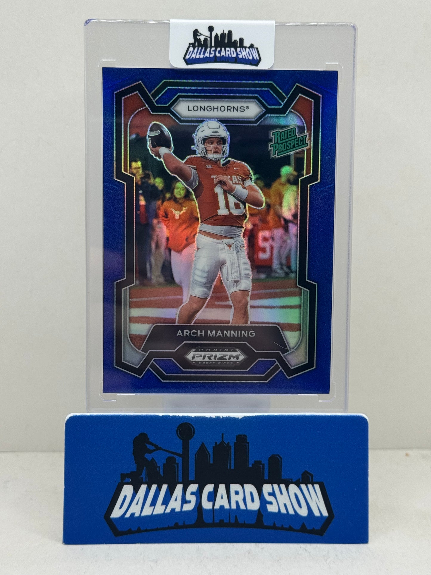 2024 Panini Prizm Draft Picks #192 Arch Manning Blue Rookie RC /199 Longhorns