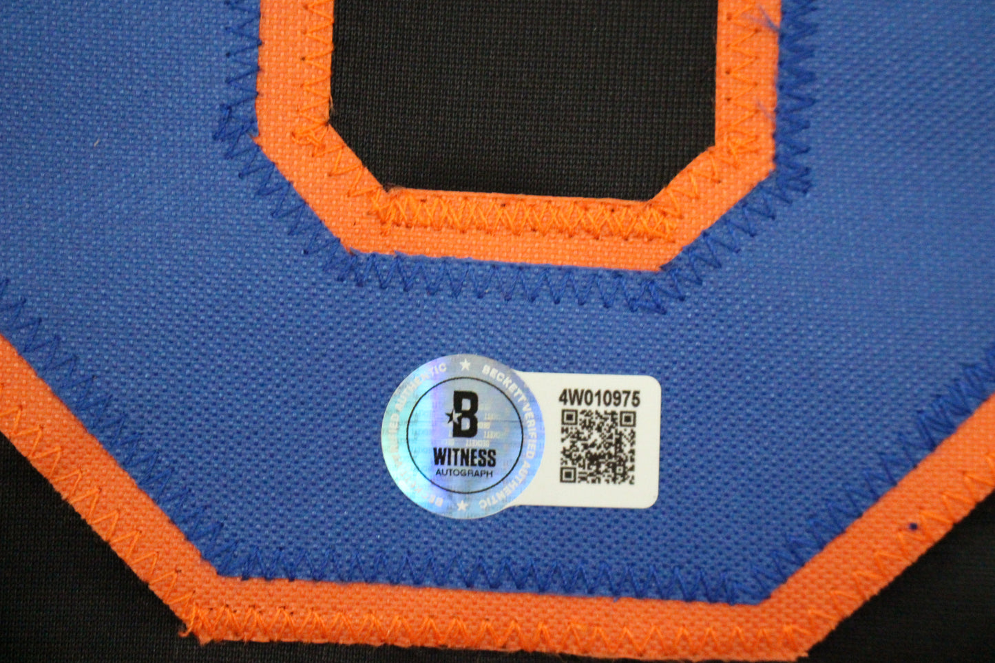 MARCUS SEMIEN NEW YORK NY METS SIGNED ALT BLACK JERSEY BAS COA