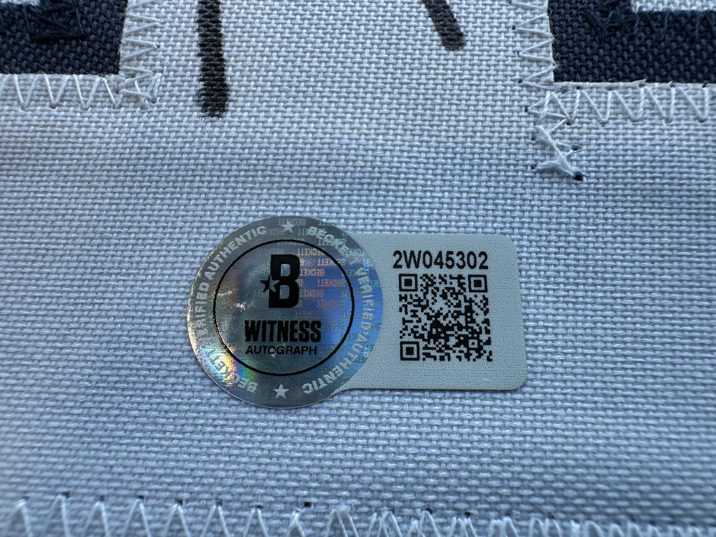 DEMARVION OVERSHOWN SIGNED BLUE JERSEY Dallas Cowboys BAS