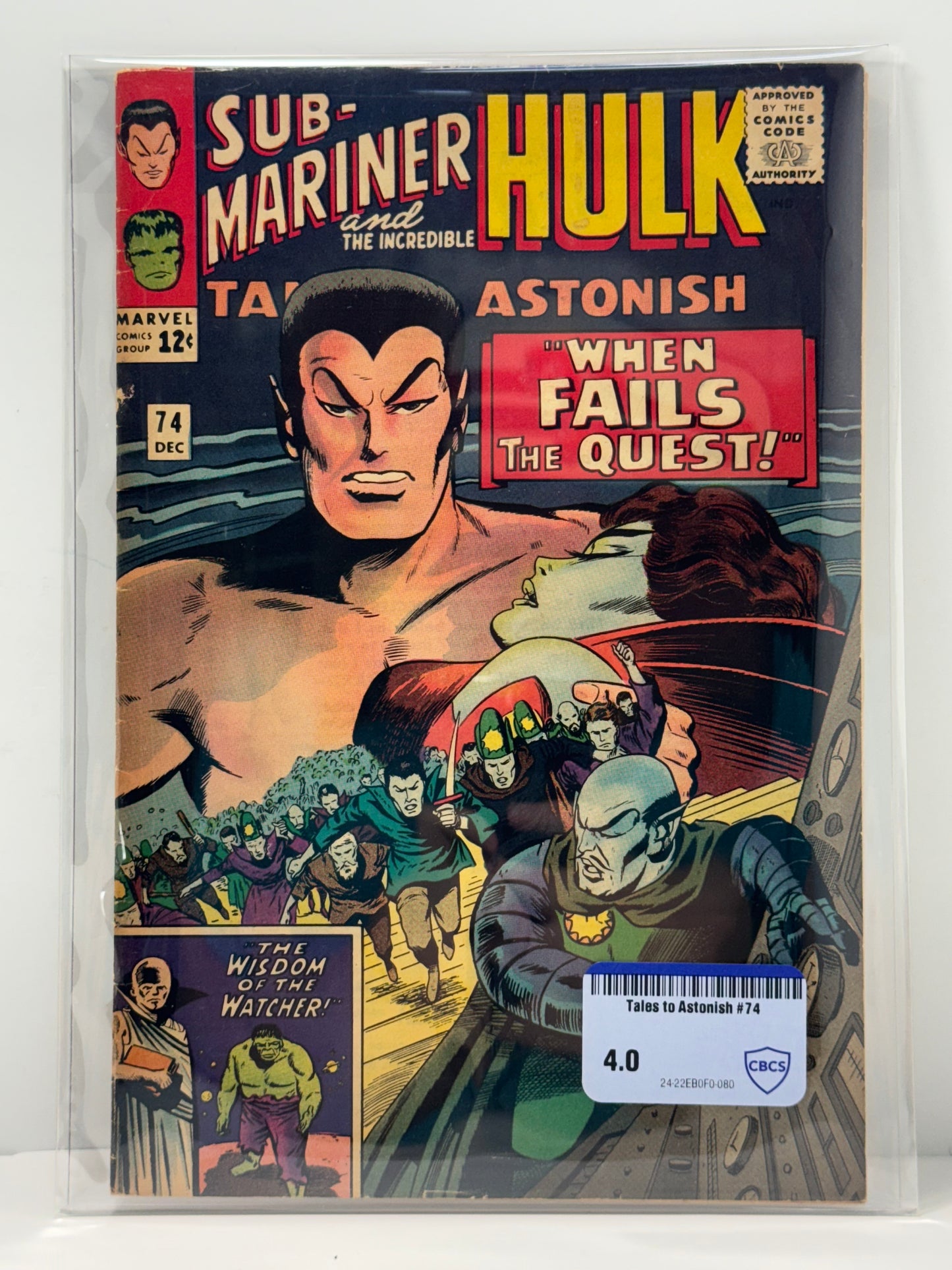 Tales To Astonish- Sub-Mariner & The Incredible Hulk: # 74 CBCS Comic Review 4.0
