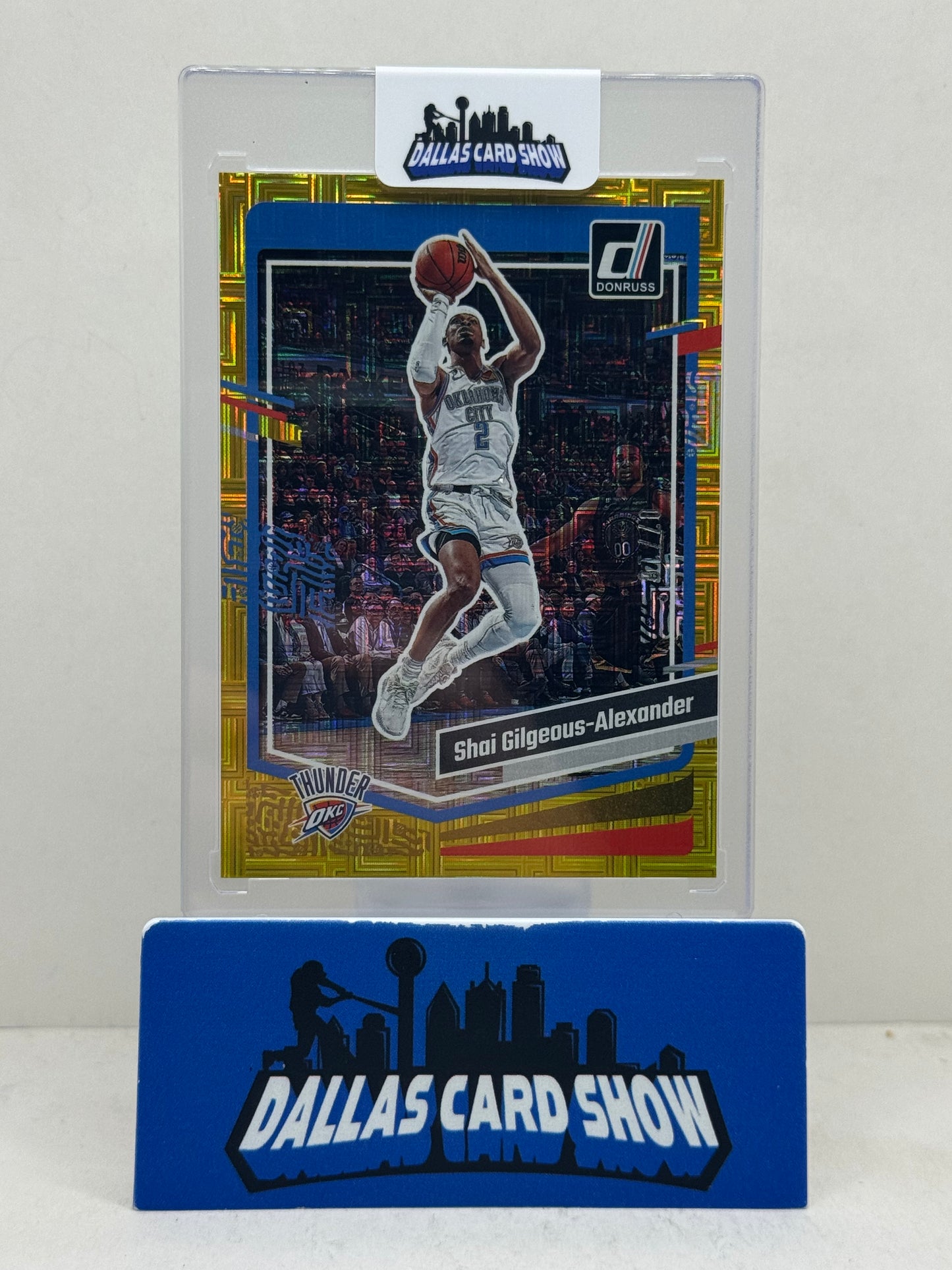 2023-24 Panini Donruss #40 Shai Gilgeous-Alexander Gold Choice /10 Thunder