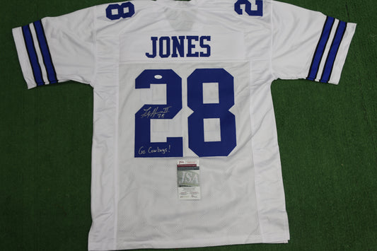 FELIX JONES DALLAS COWBOYS SIGNED JERSEY Razorbacks w/GoCowboys XL JSA