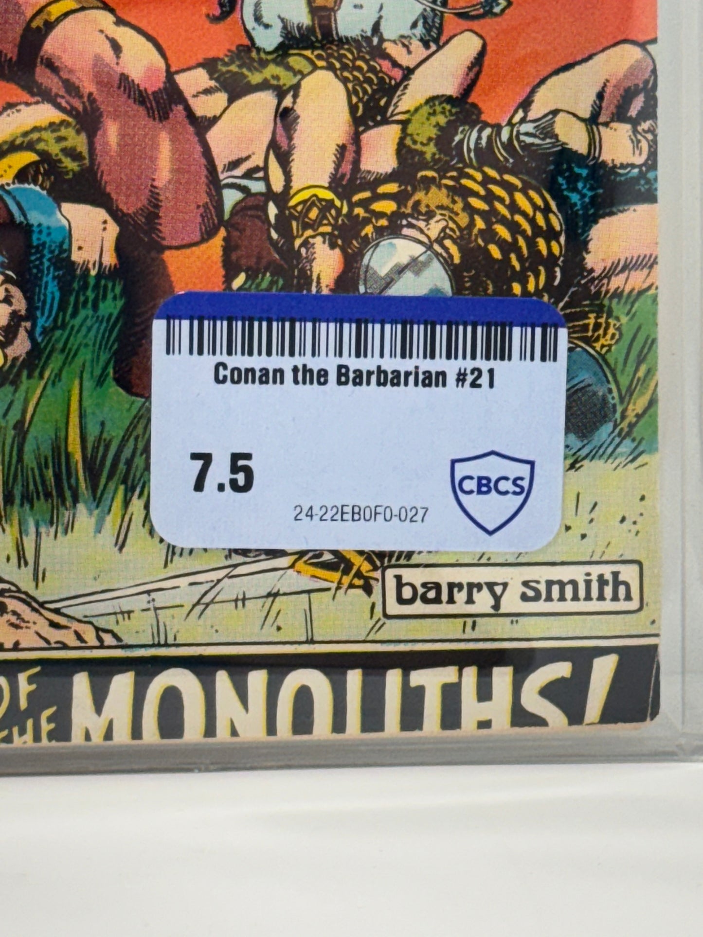 Conan the Barbarian #21 (Marvel Comics December 1972) CBCS Comic Review 7.5