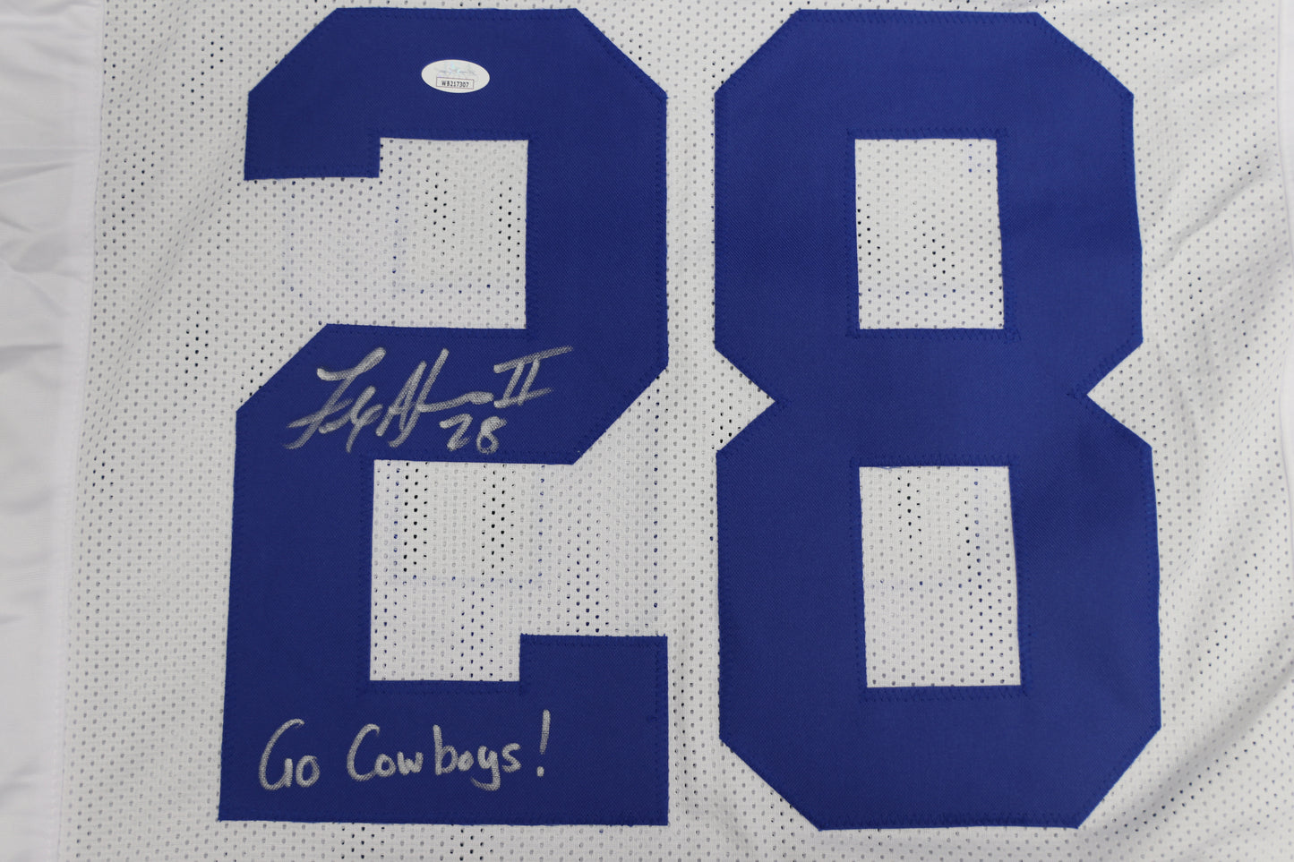 FELIX JONES DALLAS COWBOYS SIGNED JERSEY Razorbacks w/GoCowboys XL JSA