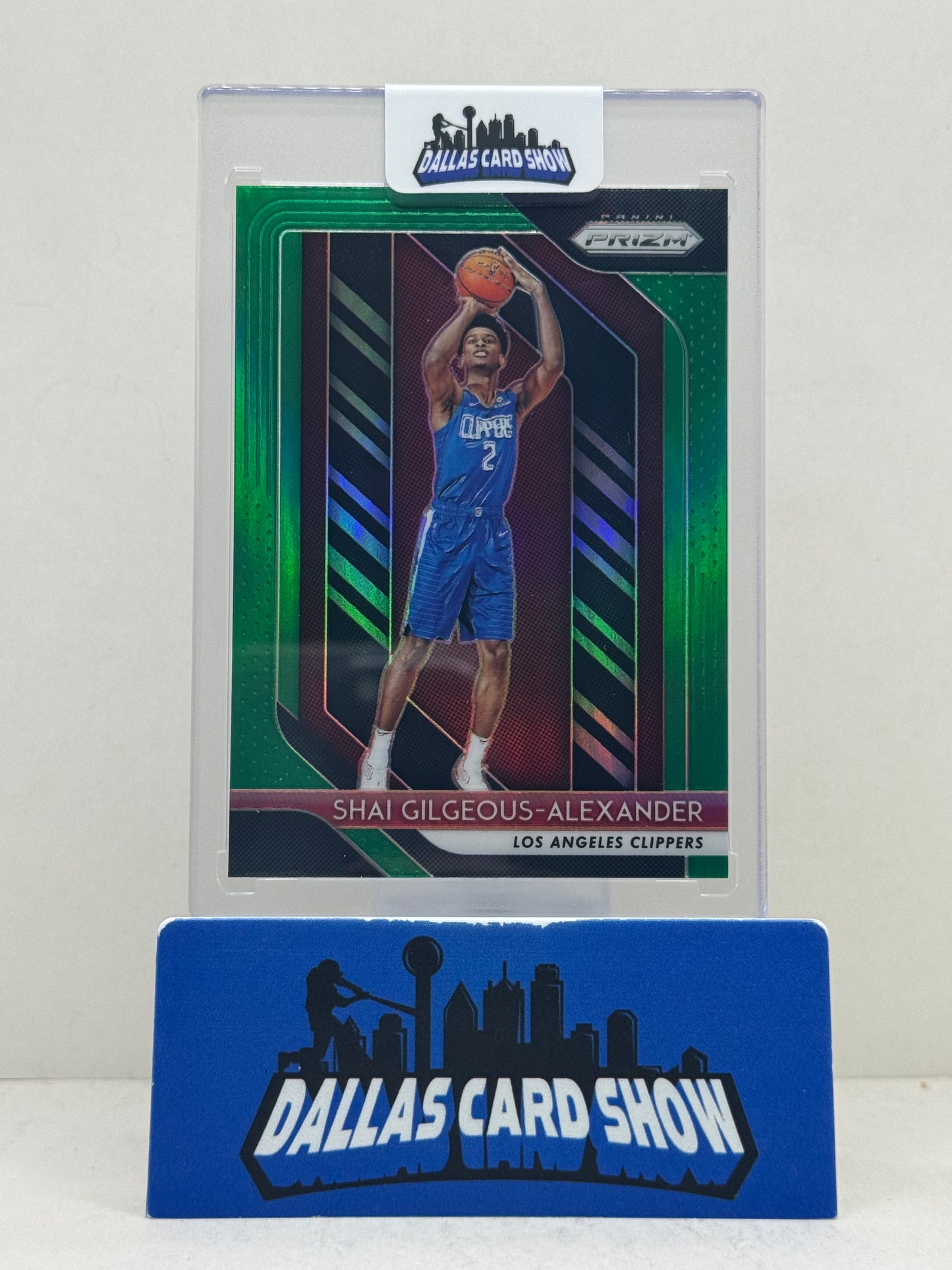 2018-19 Panini Prizm #184 Shai Gilgeous-Alexander Green Rookie RC Thunder